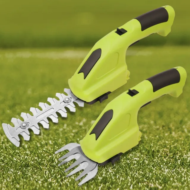 2In1 Mini Hordozható 7,2 V -Os Vezeték Nélküli Elektromos Sövény Trimmer Újratölthető, Kézi Háztartási Cserjék Gyomnövényes Metsző Fűnyírókert Szerszám