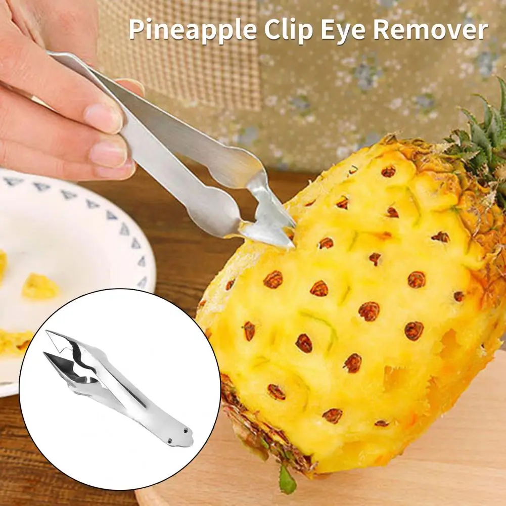 2pcs Pineapple Eye Clip Practical Stainless Steel Pineapple Eye Peeler
