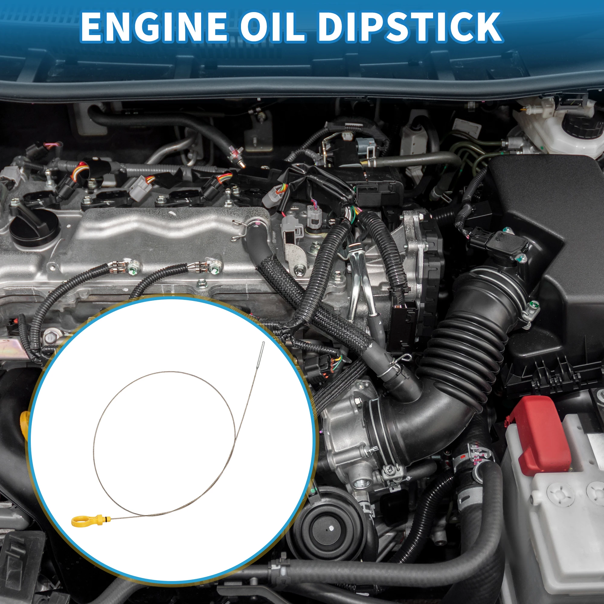 쉐보레 익스프레스 2500 4.3L V6 2003-2014용 UXCELL 엔진 오일 딥스틱