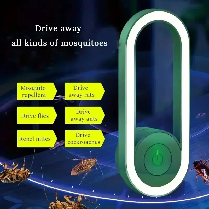 Induction Ultrasonic Mosquito Repellent Nightlight Home Indoor Mosquito Repellent Insect Explosion Lamp