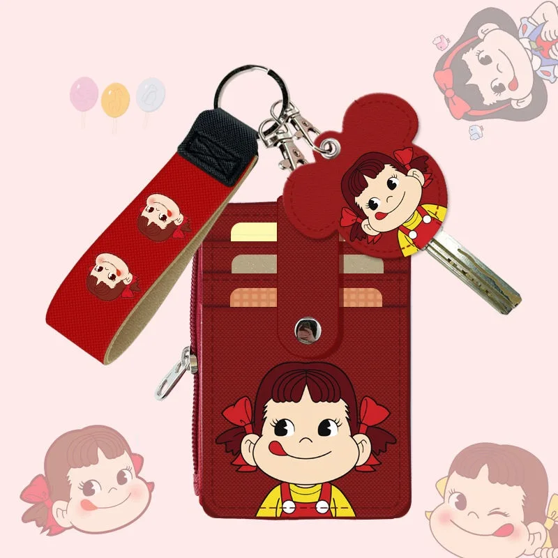 

Card Bag Storage Organizer Ins Cute Student Campus Card Cover Bus Card Storage Small Zipper Bags