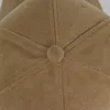 Outdoor Suede Solid Color Soft Top Baseball Cap Breathable Embroidery Custom Logo Duck Tongue Cap Sunscreen Sunshade Cap 4