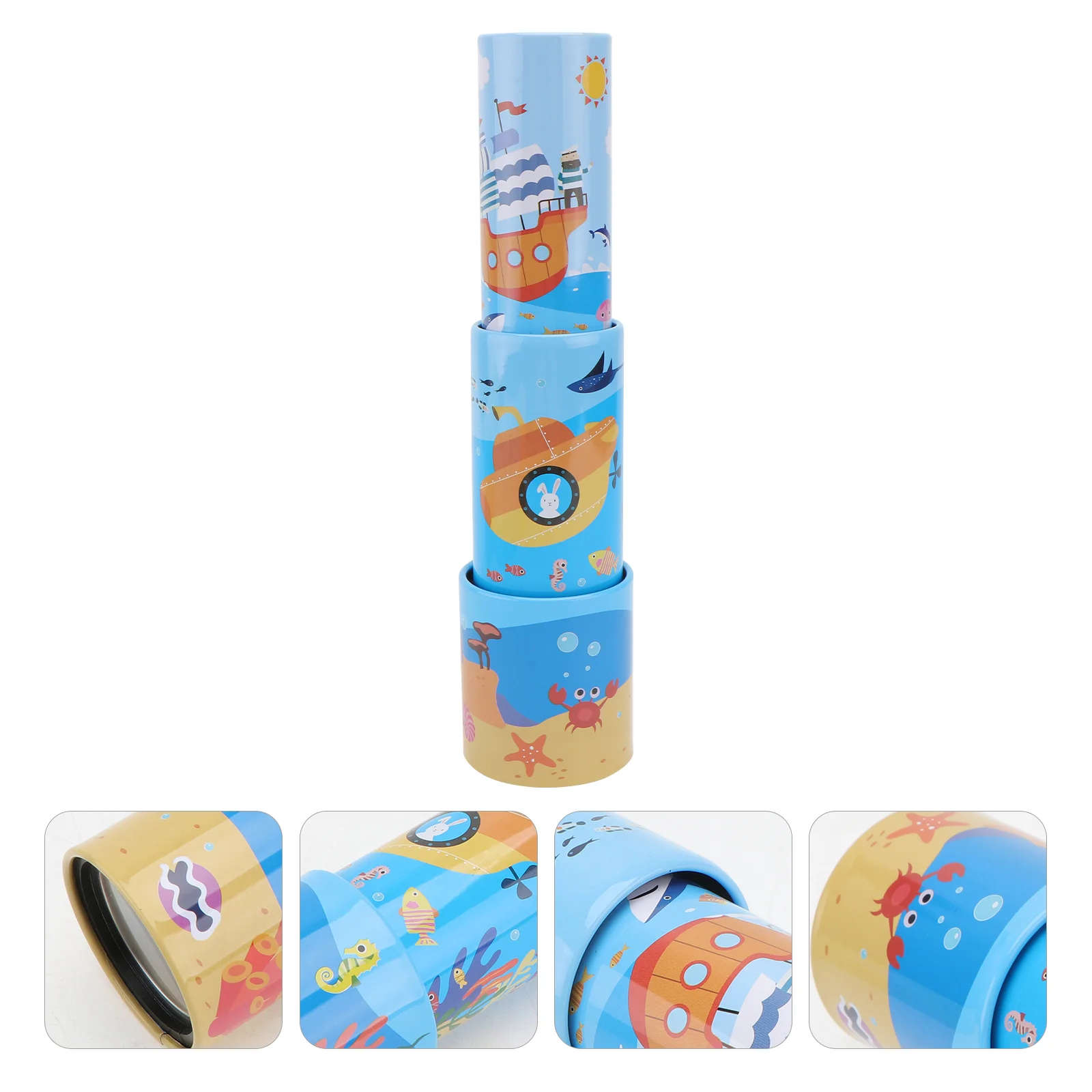 

Spotting Telescope Safe Toy for Children Kids Puzzle Monocular Creative Preschooler Educational Plaything Tinned Iron