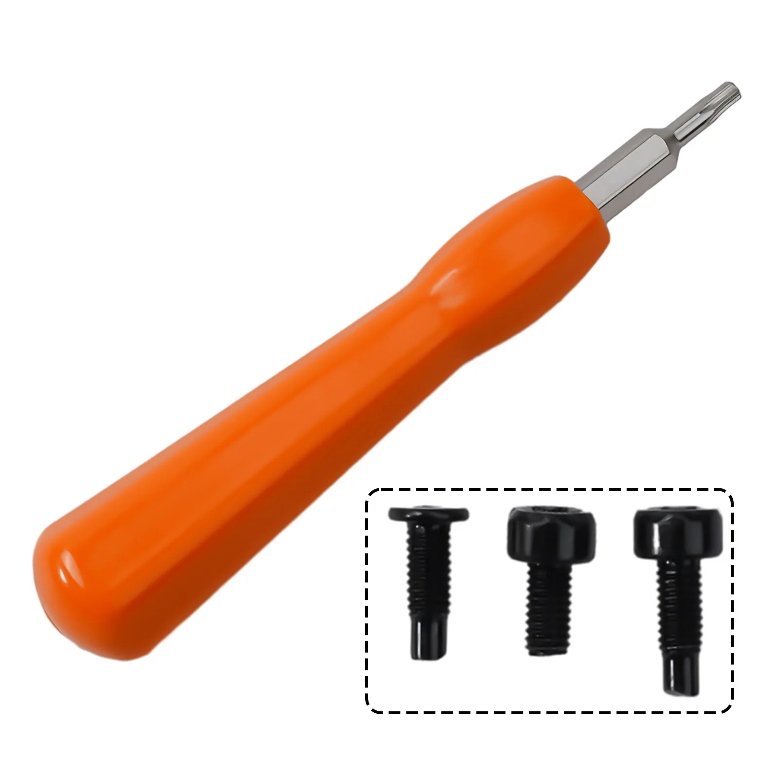 

Fashionable Screwdriver Kit 17PCS ABS Black Carbon Steel Durable High Quality Orange Sale Building Home Improvement