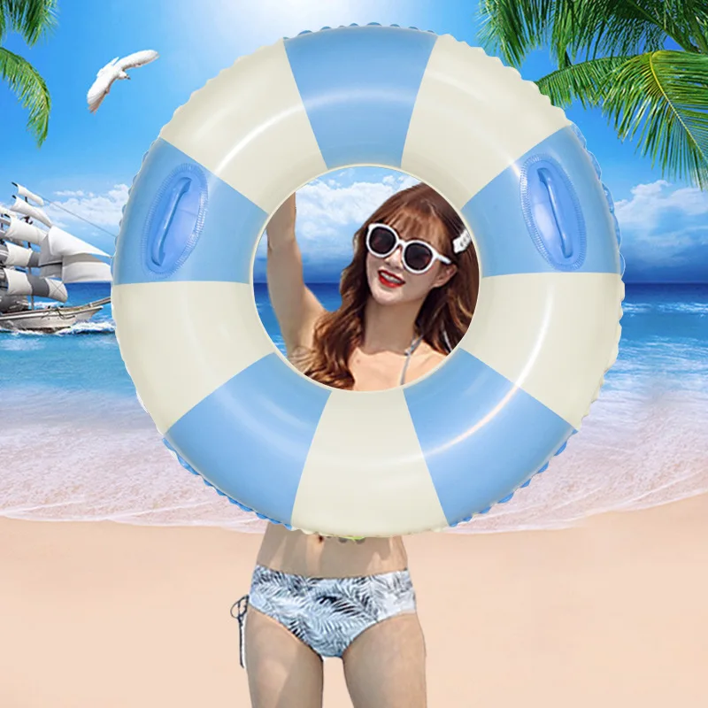 large Rooxin Inflatable Pool Float Swimming Ring for Kids Adults Water Play Swim Tube Swimming Circle Summer Beach Party Float