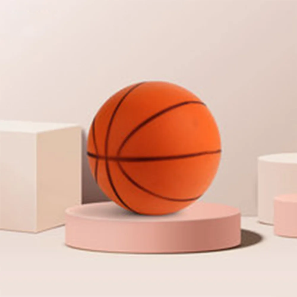 PU Foam Basketball Kids Indoor Silent Bouncing Mute No Noise Ball Bounce Squeezable Mute Bouncing Sports basketball balls