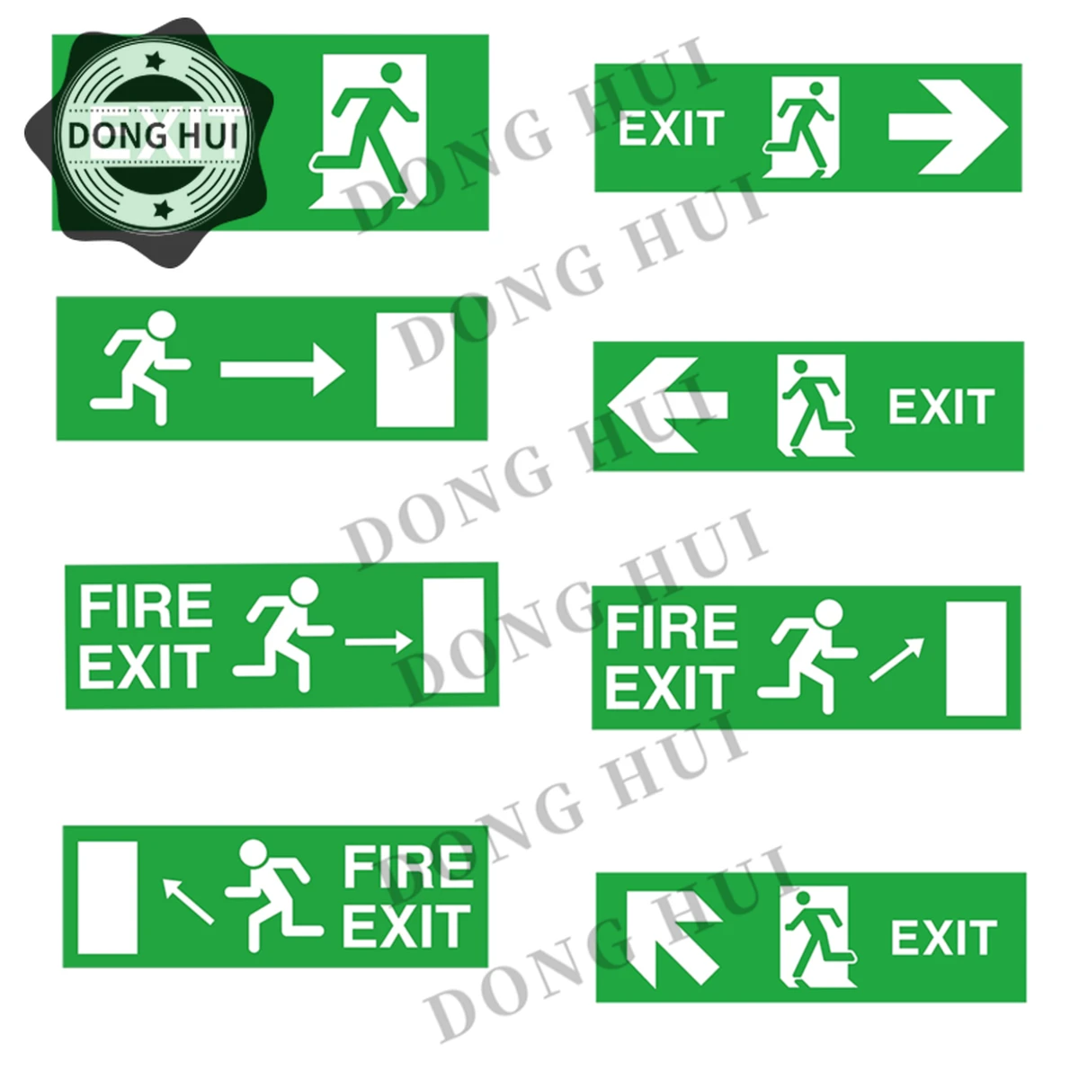 

Multiple Safety EXIT Warning Sign Car Sticker Mug Guitar Laptop Camper Motocross Skateboard Decal