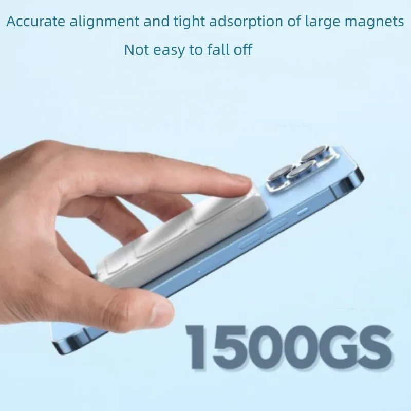 2023 New Magsafe Magnetic Absorber Wireless Power Bank 10000 mA High Capacity Mobile Power Supply Suitable for Apple Huawei