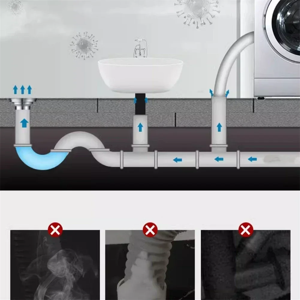Sewer Anti-odor Floor Drain Pipe Seal Washing Machine Silicone Sealing Ring 35-75mm Inner Diameter Washing Machine Sink Drains