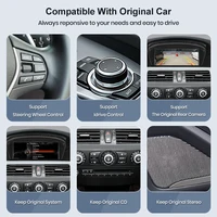 Junsun système Linux sans fil Carplay Android auto lecteur multimédia autoradio pour BMW série 3/5 E60 E61E62 E63 E90 E91 E92 E93 6