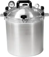 : 25qt Pressure Cooker/Canner (The 925) - Exclusive Metal-to-Metal Sealing System - Easy to Open & Close - Suit 1