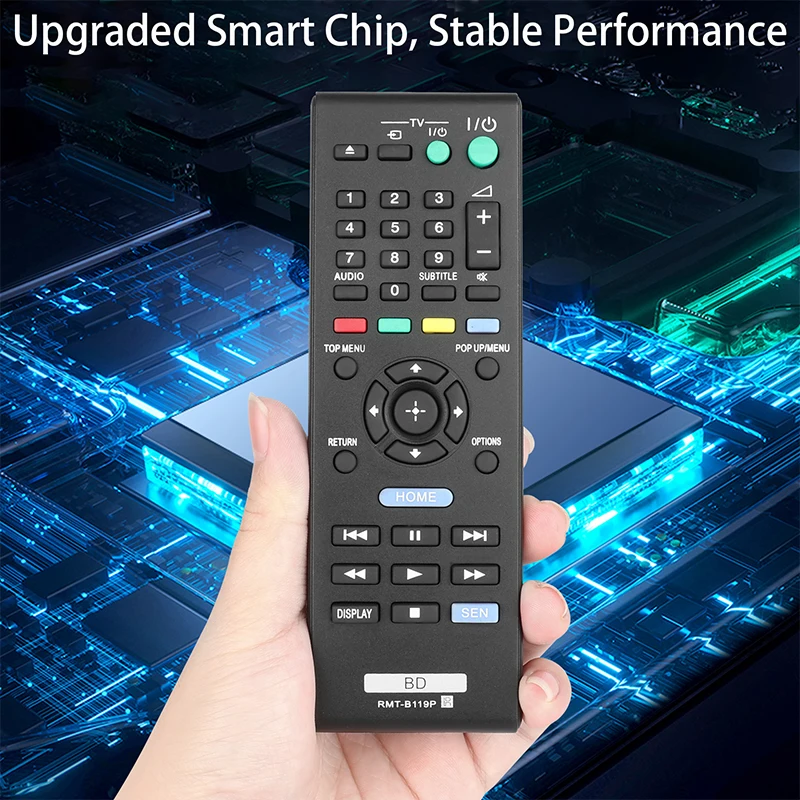 ALLIMITY Telecomando Sostitutivo RMT-B119P Per Lettori Sony BDP – Compatibile Con S1100, S490, S590 E Altri – Plug And Play
