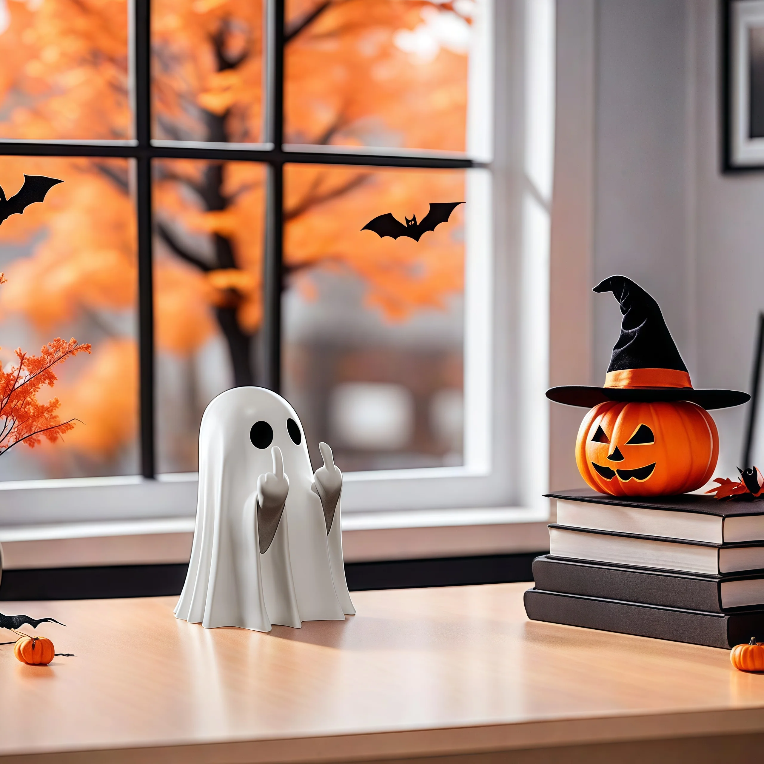 Cute Ghost Figurine Statue 4