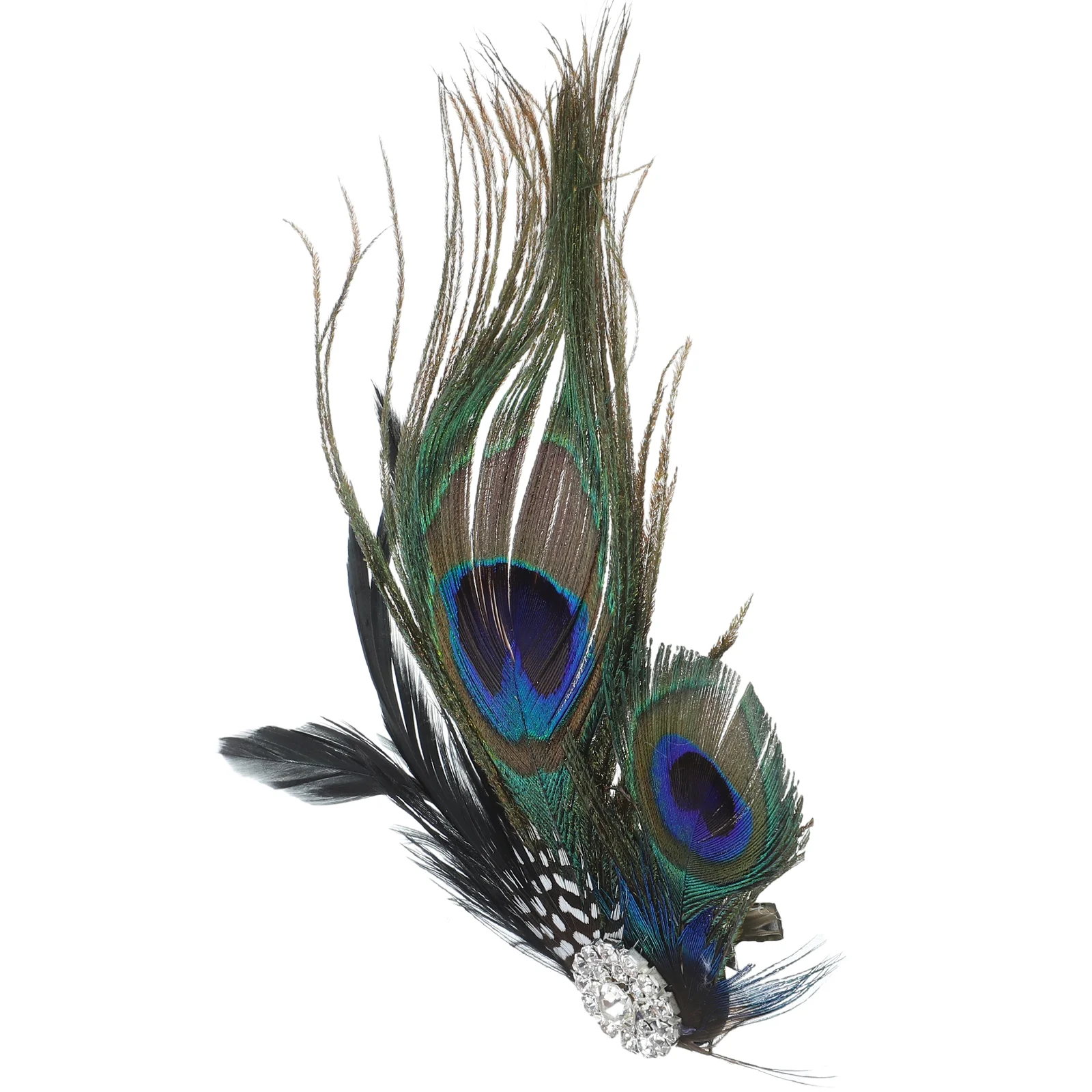 

Feather Headdress Beautiful Makeup Decor Headdress for Dance Party Festival