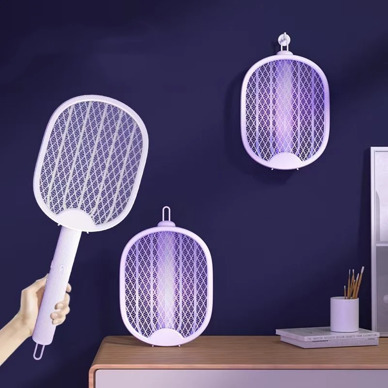 

Rotary Folding Electric Mosquito Swatter Radiationless Mosquito Killer Lamp USB Recharge Fly Bug Zapper Mute Insect Trap