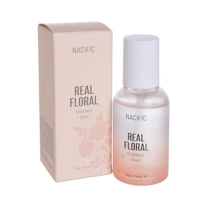 NACIFIC Real Floral Essence Rose 50g Fruit Acid Shrink Pores Face Serum Moisturizing Skin Care Korean Cosmetics [nacific] jeju artemesia essence 150 мл