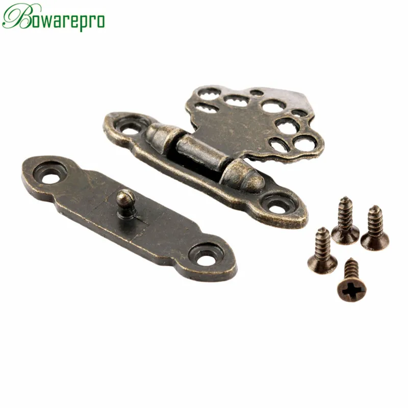 5Pcs Antique Bronze Zinc Alloy Latch Hardware Decorative Jewelry Gifts Wooden Box Suitcase Hasp Latch Hook with Screws 37*25MM