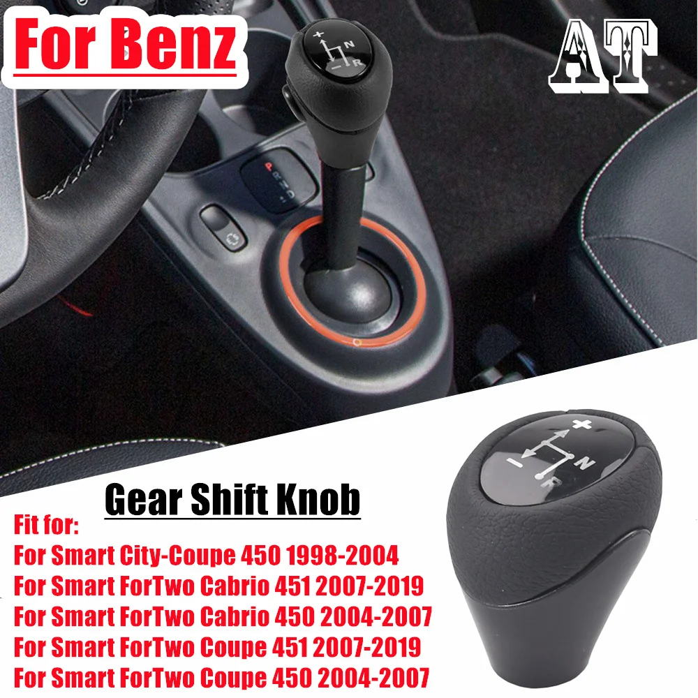 Ricambi Auto In Pelle Cambio Automatico Pomello Leva Cambio Per Smart City-Coupe 450 1998-2004 Fortwo Cabrio Coupe 450 451