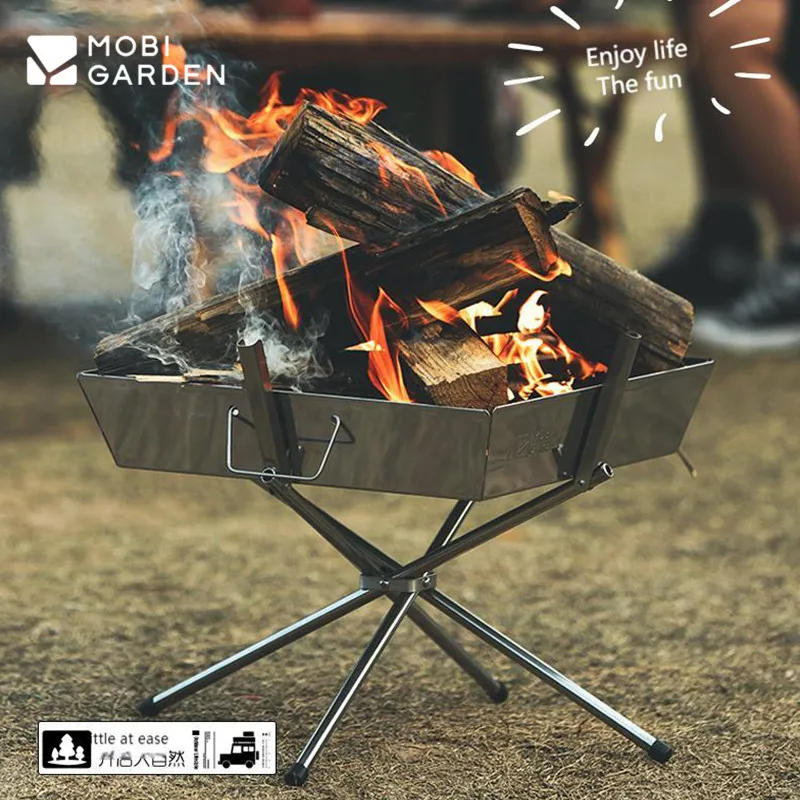Telescopic Aluminum Cooking Tripod Outdoor Campfire Pot Holder Hanger  Bracket - China Portable BBQ Grill, Garden Metal Brasero