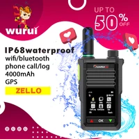 Wurui MX6 Zello IP67 waterproof POC walkie talkie WiFi Bluetooth Android phone call telephone long distance 2 way radio radios 1