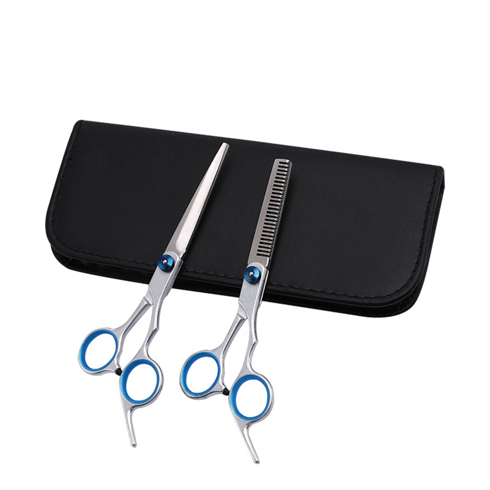 1PC Dog Grooming Scissors Stainless Steel Thinning Scissors Flat Pet Hair Trimming