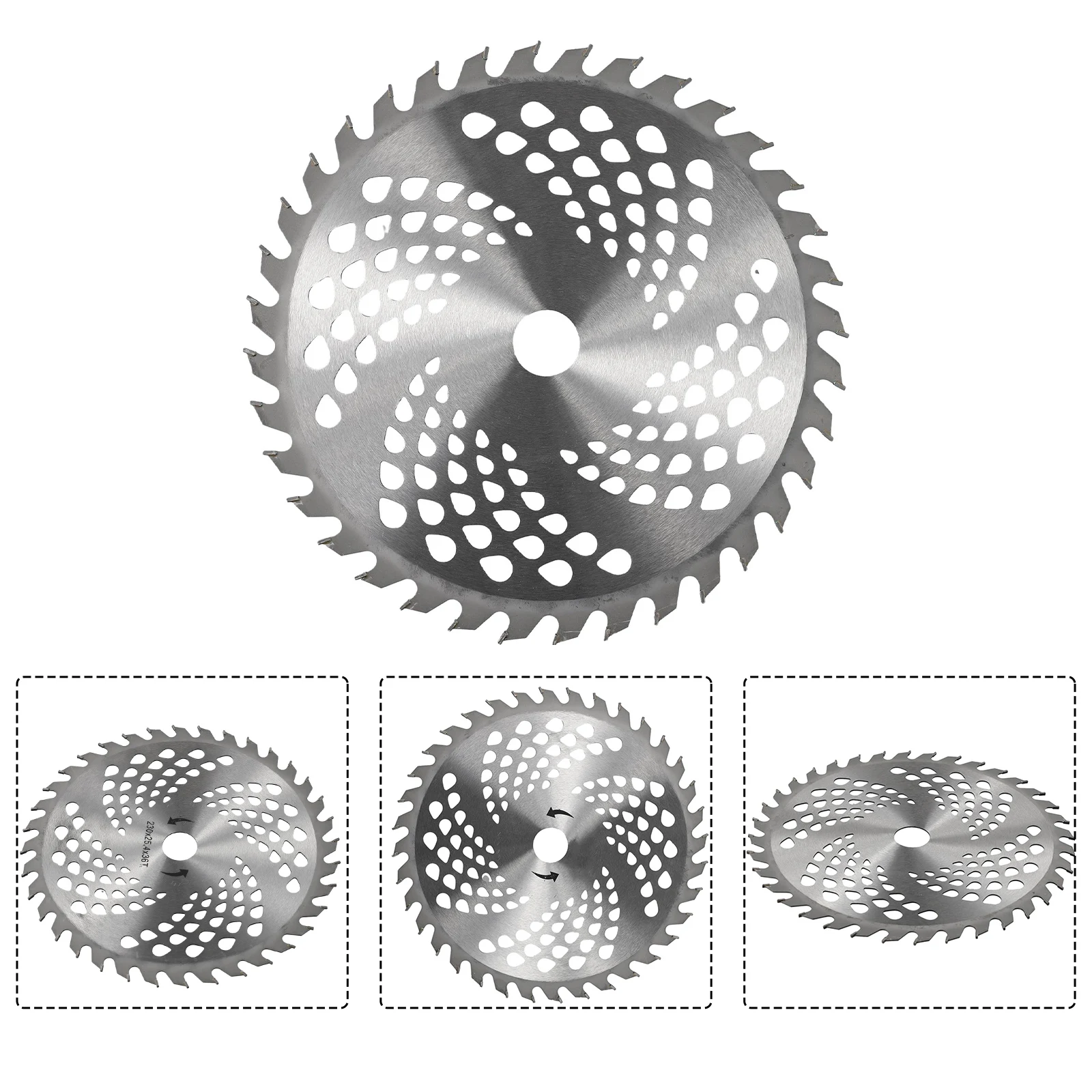 1pcs 9in 36 Teeth Grass Trimmer Head Saw Blade Wood Brush Cutter Cutting Disc For Garden Lawn Mower Power Eater Power Tools