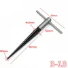 Handheld Tapered Reamer Set 1/8-1/2 Inch & 5/32-5/8 Inch Bridge Pin Hole Tapered Reamers Machinist Luthier Tools 6