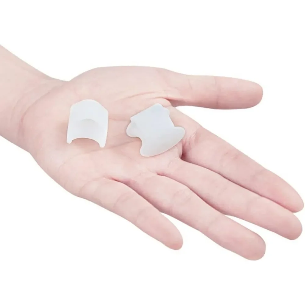 2pcs Silicone Toe Separator Finger Feet Care Protector Gel Toe Orthopedic Bunion Hallux Valgus Corrector Pedicure Spacer Yoga 6