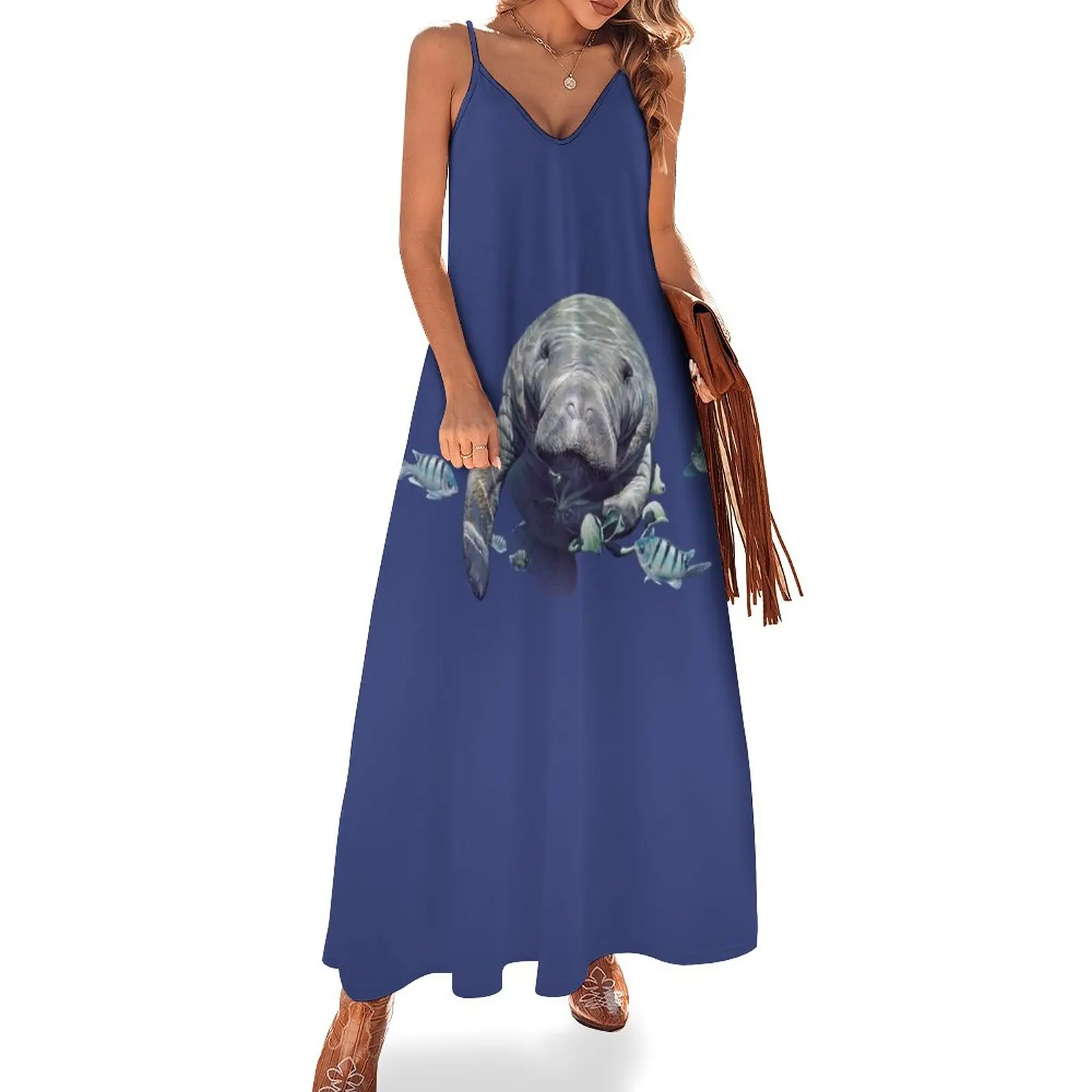 

Manatee Sleeveless Dress Casual dresses womans clothing women dress