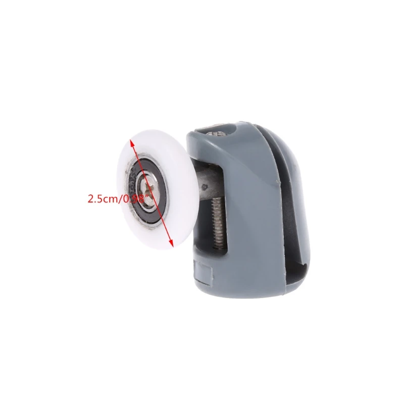 8 Pcs Single Shower Door Rollers Runners Pulleys Guides 25mm Diameter