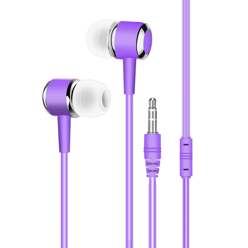 Wired Earbuds In-Ear Earbuds Universal 3.5mm Stereo Headphone Portable 3.5mm Plug for Mobile Phone PC Laptop Computer MP3