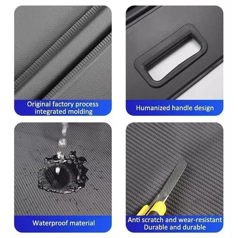 For Changan Oshan X7 Auto Rear Trunk Cargo Cover Retractable Luggage Curtain with Accessorie Waterproof