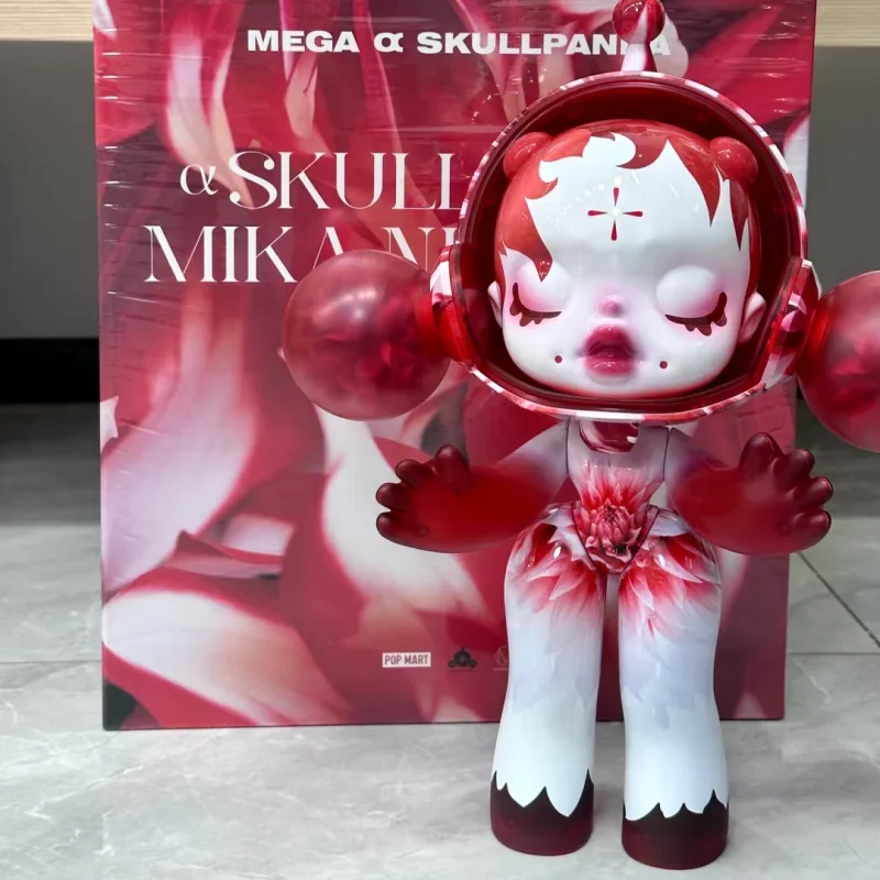

Original Mega Skullpanda Mika Ninagawa Figure Limited Edition Model Large Decoration Collectible Figurine Home Ornament Toys