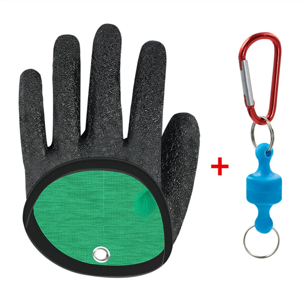 Fishing Gloves Anti-Slip Protect Hand Puncture Scrapes Left/Right fishing gloves