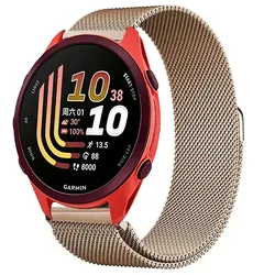 Milanese Mesh Wristband - Elegant Stainless Steel Adjustable Strap, 22mm & 20mm Sizes - 20mm Universal (Vintage Gold)