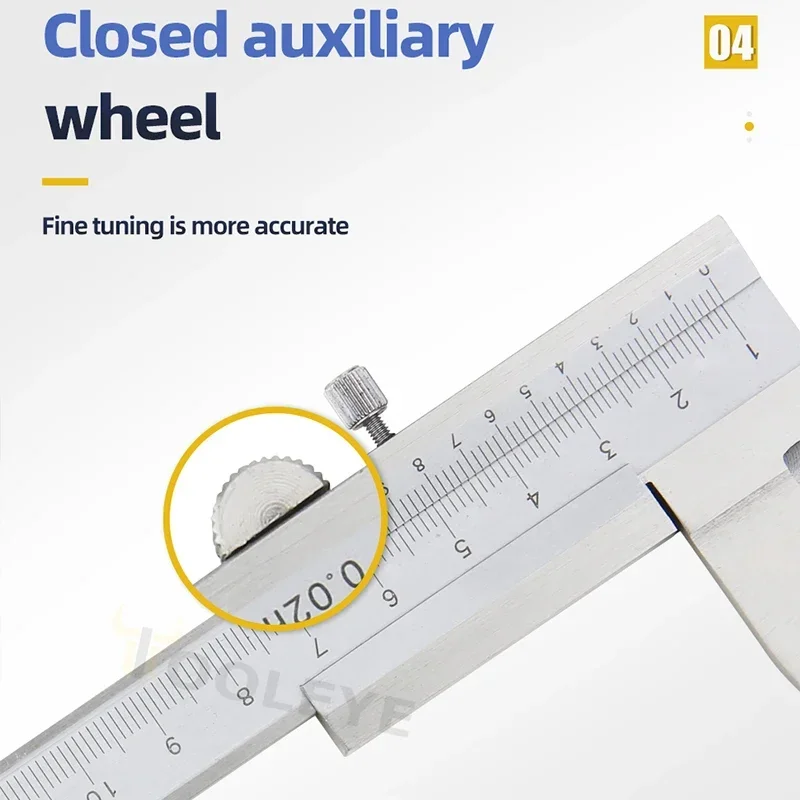 Inner Groove Caliper Stainless Steel Inside Vernier Caliper For Inner Diameter Measurement Tools Gauge 10-160 26-200 30-300mm