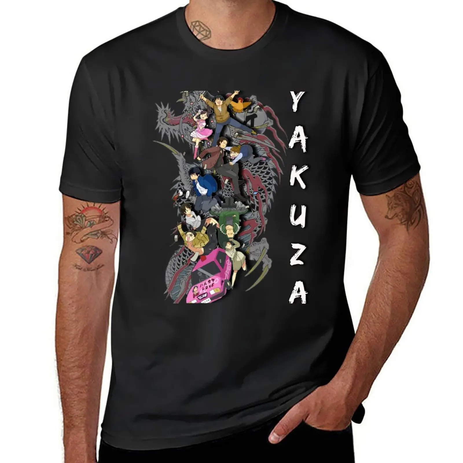 New Yakuza Shirt (Yakuza 0 1 2 3 4 5 Kiwami Dead Souls) T-Shirt Grafica T Shirt Personalizzata T Shirt Uomo Abbigliamento