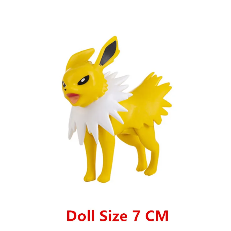 thumbnail image 4 of Figura de anime de Pokémon Pikachu, Eevee, Charizard, Mewtwo, figuras de dibujos animados, colección de modelos, juguetes de acción de Pocket Monster, regalos de cumpleaños para niños, 4 of 5
