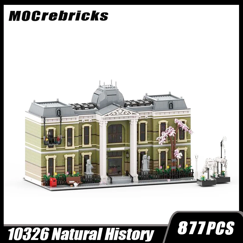 Modern City Street View Architecture 10326 Natural History Museum Xl Modular Building Block Assembly Model Brick Toy Gifts