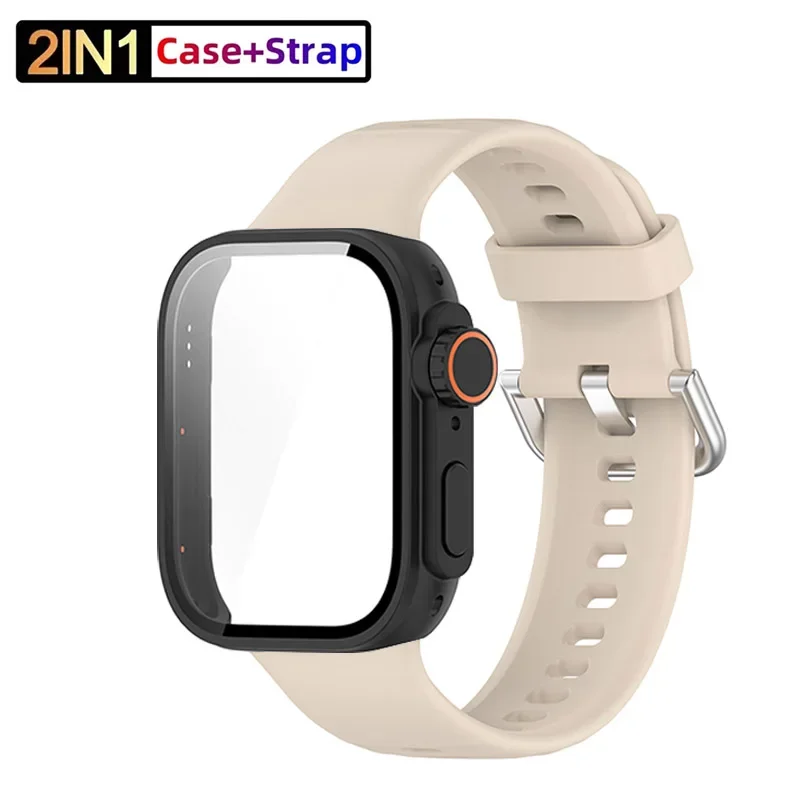 Premium Silicone Strap with Ultra2 Case and Screen Protector