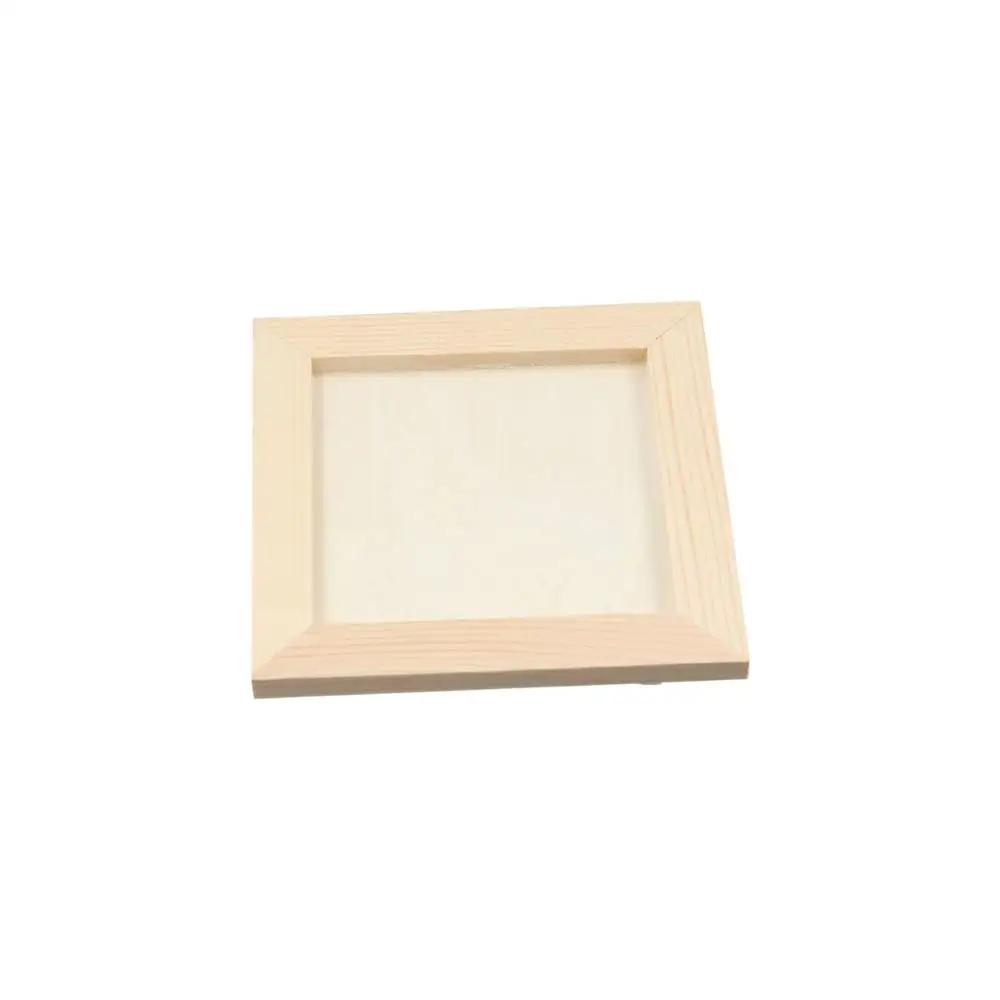 Photo Frame Wood Photo Frame Wood Frame Wood Picture Frame Art Puzzle Holder DIY Blank Clay Frames