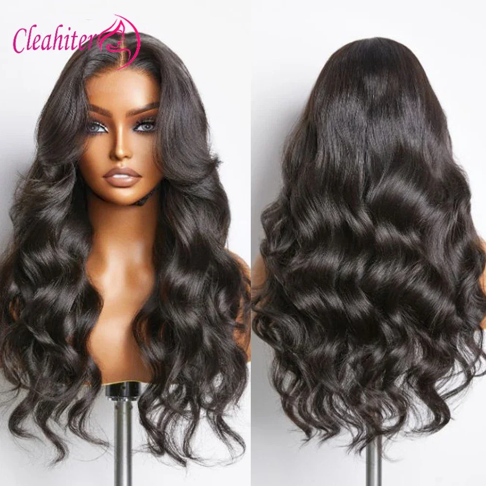 

Body Wave Human Hair Pre Plucked 13x4 HD Lace Front Wigs For Women Glueless Wigs 4x4 Closure Wig With Baby Hair Bleached Knots