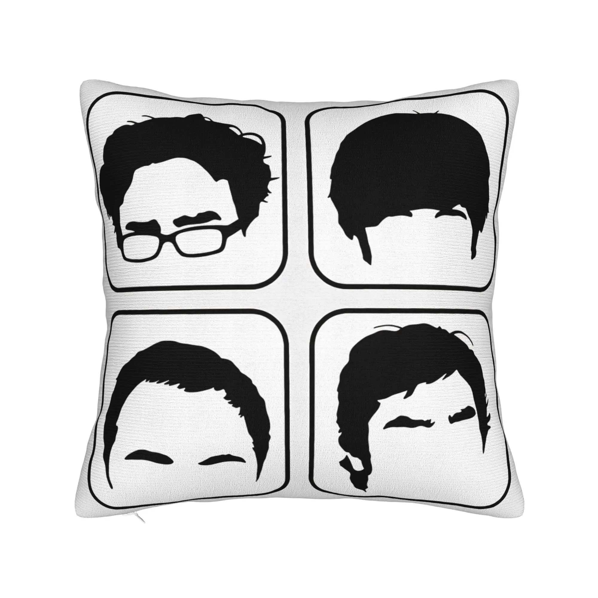 Funny TV Show-Inspired Pillowcase - Soft and Kawaii Decor for Couch, Sofa, or Bedroom