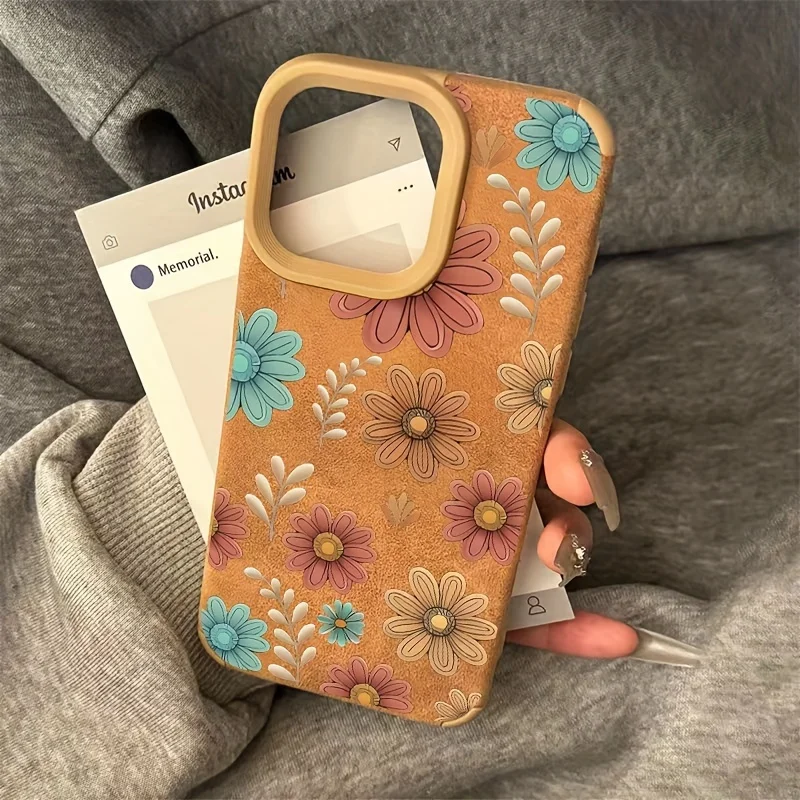 Luxury Sunflower Butterfly Non-slip Phone Case Cover