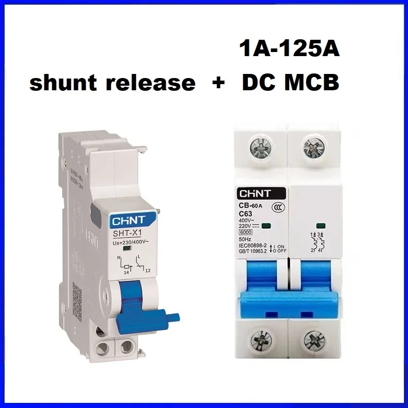 CHINT DC MCB With Shunt Release Solar Energy Photovoltaic Mini Circuit