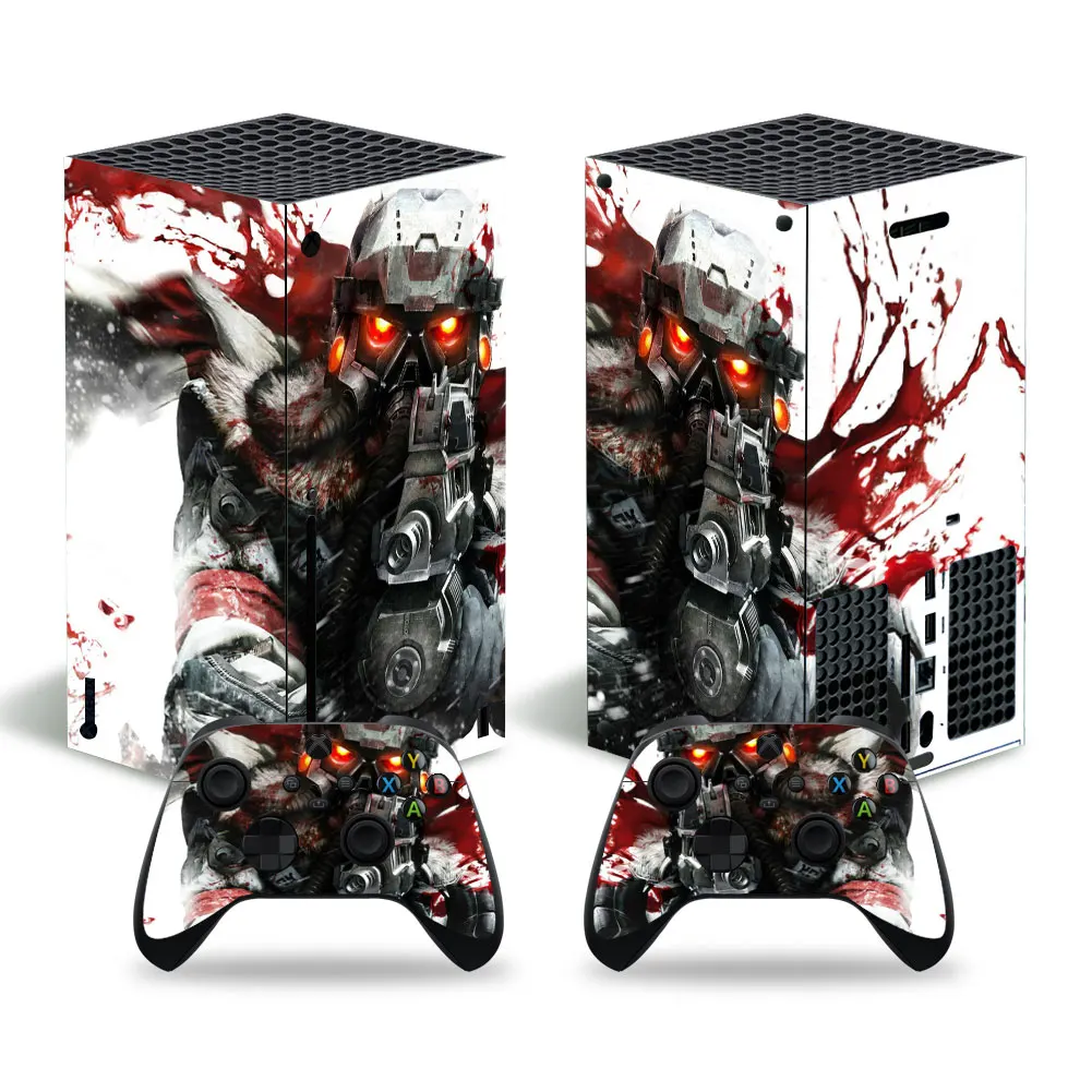 For Xbox Series X Game Killzone Pvc Skin Vinyl Sticker Cover Console Dualsense Controllers Dustproof Protective Sticker