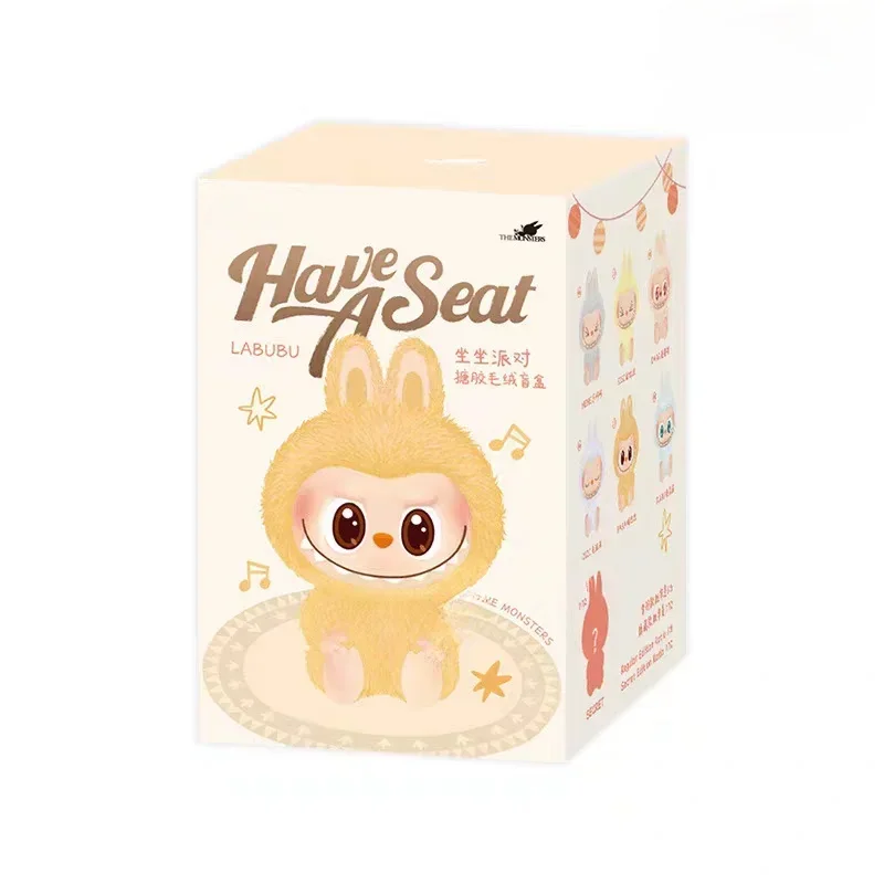thumbnail image 1 of 1:1 Replica 2024 New Reissue Labubu Anime Figure Labubu Sit-Down Party Series Vinyl Pendant Doll Decoration Christmas Gift Toys, 1 of 5