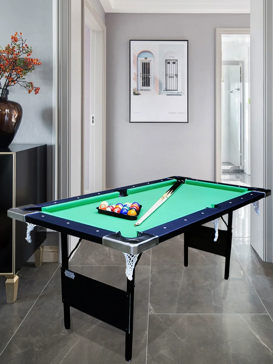Pool Table, Folding Mini Table, 7ft Snooker Table for Home Kids Game