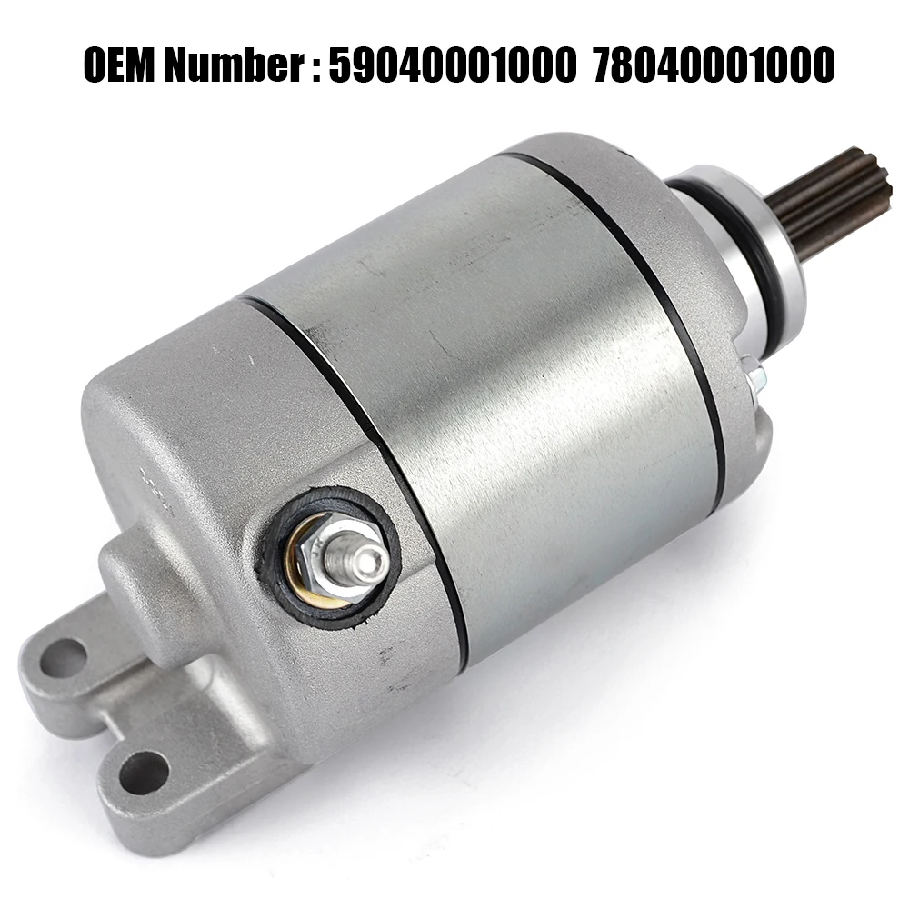 

Starter Motor For KTM 250 400 450 520 525 530 540 EXC EXC-R EXC-G MXC SX SXS SM-R XC-W XCR-W XC-G Racing 59040001000 78040001000