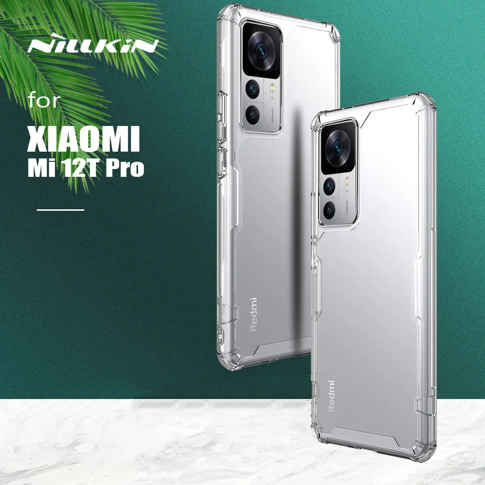 

Чехол для Xiaomi Mi 12T Pro, чехол Nillkin из ТПУ, Ультратонкий силиконовый прозрачный чехол для Xiaomi Mi12T Mi 12T Pro, чехол